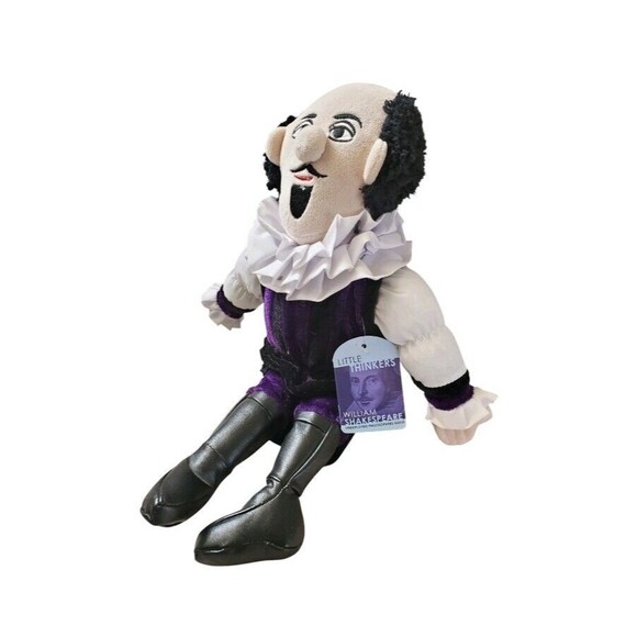 2005 Little Thinkers The Unemployed Philosophers Guild WILLIAM SHAKESPEARE Plush - Picture 8 of 8